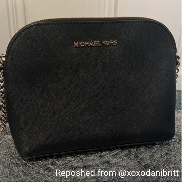 Michael Kors Black Leather Crossbody - Picture 10 of 12